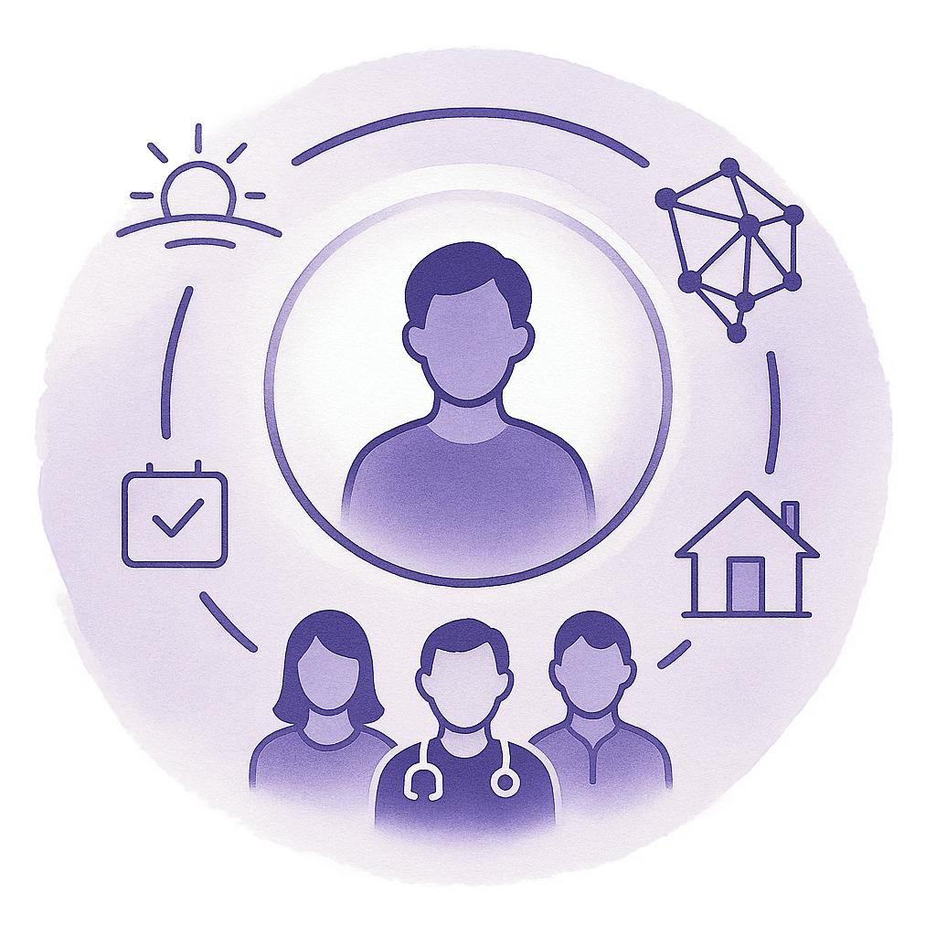 Illustration of Senscio's mission